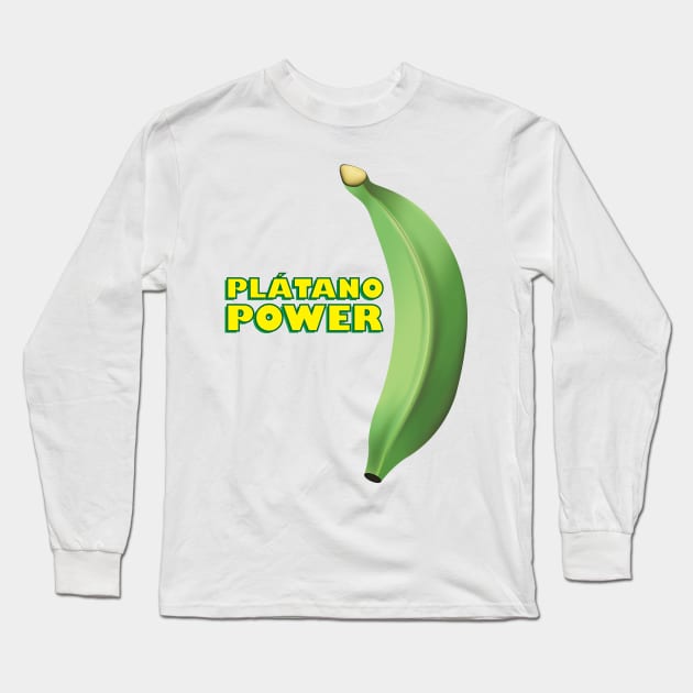 Platano Power Long Sleeve T-Shirt by ElTope5